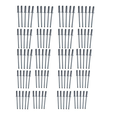 AB Tools Metric Aluminium Blind Pop Pot Rivets Set Fastener Fastening 3.2mm X 10mm 100Pc from B&Q