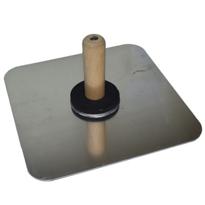 AB Tools Plasterers Plastering Plaster Mortar Board Holder Aluminium Hawk 325mm X 325mm from B&Q
