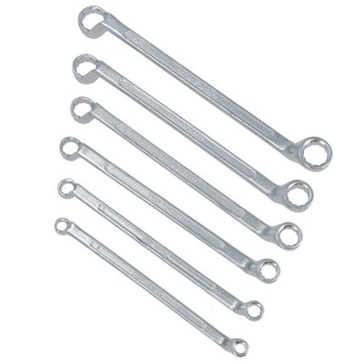 AB Tools Metric Double Ended Bi-Hex Ring Spanners 6mm - 17mm 6 Spanners 12 Sizes
