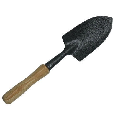 AB Tools Garden Hand Trowel Shovel Spade Digging Gardening Tool With Wooden Handle