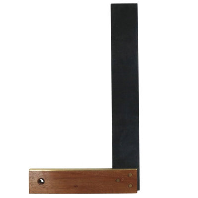 B&Q -  12In 300mm Hardwood Try Engineer Square Precision Tri Set Square Right Angle