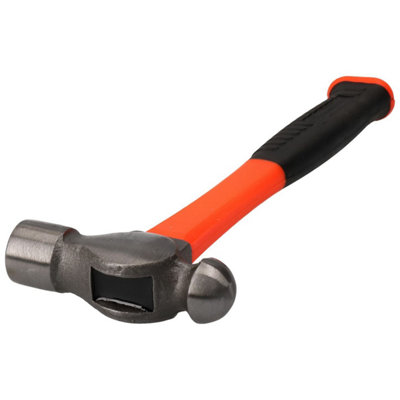 AB Tools 16Oz Ball Pein Pin Hammer With Tpr Rubberised Fibreglass Handles from B&Q