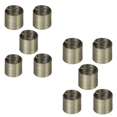 AB Tools Helicoil Type Thread Repair Inserts 3/8 Bsc X 1.5D 10Pc Wire Thread Insert from B&Q