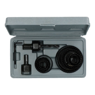 AB Tools 11 Piece Hole Saw Round Cutter Drill Arbor 1964mm Cutters Circle Saws In Case from B&Q