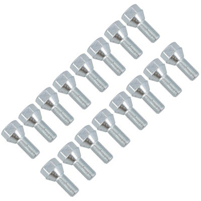 Ab Tools 16 X M12 X 1.5 Trailer Wheel Stud Bolt For Ifor Williams P6e Knot Gold