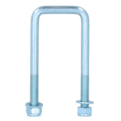AB Tools 1 Twin Parabolic Leaf Spring High Tensile U Bolt Nuts For Ifor Williams Trailers from B&Q