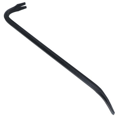 B&Q -  18" (450mm) Crow Wrecking Pry Bar Nail Jimmy Lever High Visibility
