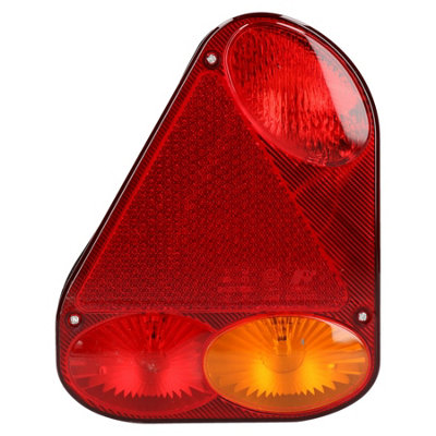 AB Tools Trailer / Caravan Left Triangular Light Replacement Lamp With Plug Indespension from B&Q