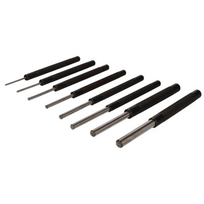 AB Tools Pin Punch Set Drifting Parallel Punches Metric 2.4mm9.5mm 8Pc Set from B&Q