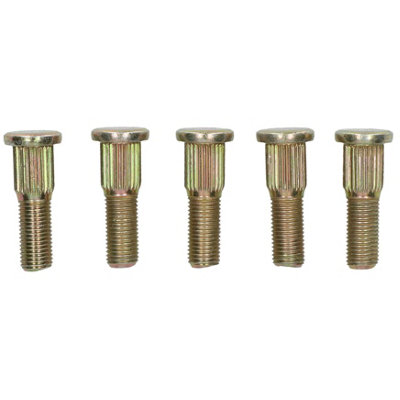 B&Q -  7/16" Unf Replacement Wheel Studs For Trailer Suspension Hubs Hub Pack Of 5