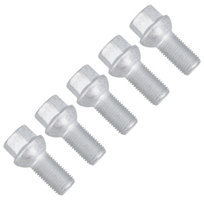 Ab Tools M14 X Replacement Wheel Bolts Spherical For Trailer Hubs Hub Pack Of 5 Size 1.5
