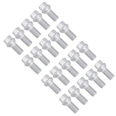Ab Tools M14 X Replacement Wheel Bolts Spherical For Trailer Hubs Hub Pack Of 20 Size 1.5