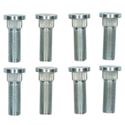 B&Q -  1/2" Unf Replacement Wheel Studs For Trailer Suspension Hubs Hub Pack Of 8