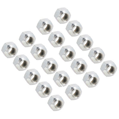 AB Tools 5/8" Unf Conical Wheel Nuts Nut Pack Of 20 For Trailer Caravan Suspension Hub from B&Q