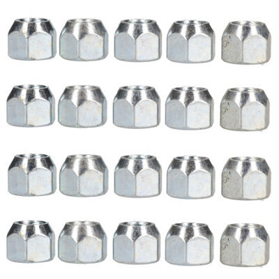 AB Tools M12 Conical Wheel Nuts Pack Of 20 For Trailer Caravan Suspension Hubs from B&Q