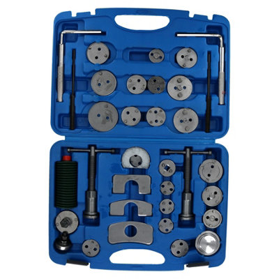 AB Tools 35Pc Left & Right Hand Brake Calliper / Caliper Wind Back Tool Piston Kit from B&Q