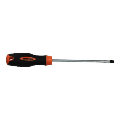 AB Tools 6mm Flat Head Slotted Blade Screwdriver Magnetic Tip 150mm Rubber Handle