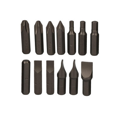 AB Tools 13Pc Impact Socket Driver Bits Screwdriver Phillips Slotted Flathead Allen Hex from B&Q