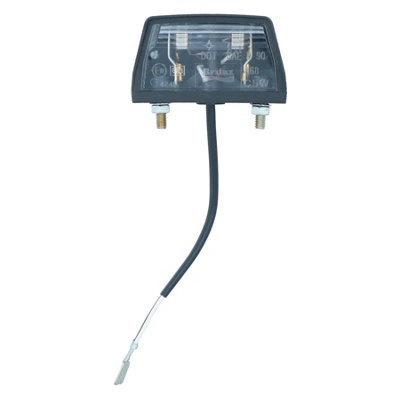 AB Tools Number Plate Illumination Light / Lamp For Trailers Caravans Vans from B&Q