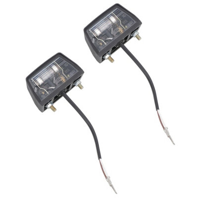 AB Tools Number Plate Illumination Light / Lamp For Trailers Caravans Vans 2 Pack from B&Q