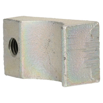 B&Q -  42mm Trailer Jockey Wheel Handle Clamp Pad Block M12 Thread Caravan