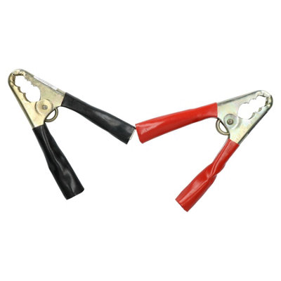 AB Tools 1 Pair Of Jump Lead Booster Pack Replacement Clips Clamps Crocodile Grips from B&Q