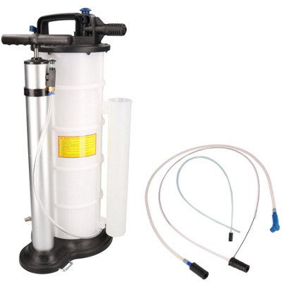 AB Tools 9 Litre Manual And Pneumatic Oil Suction Fluid Extractor Transfer Vacuum Pump from B&Q