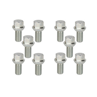 AB Tools 10 Pack M14 X 1.5 Trailer Wheel Spherical Bolt Ifor Williams Indespension Knott from B&Q