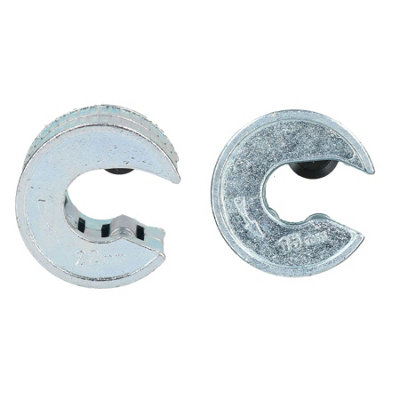 AB Tools 2Pc 15mm + 22mm Hand Operated Plumbing Pipe Tube Cutter For Copper Tubing from B&Q