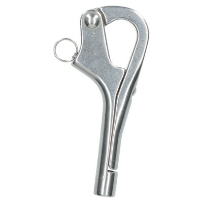 AB Tools 6" Pelican Hook Eye For Boat Guard Rail Marine Grade 316 Stainless Steel M12 from B&Q
