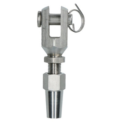 AB Tools 5mm Wire Cable Rope Jaw Rigging Terminal Swageless Diy Fitting Stainless 316 from B&Q