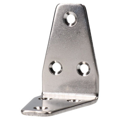 AB Tools Marine Angle Bracket 90 Degree Brace Marine Stainless Steel 316 56mm X 35mm from B&Q