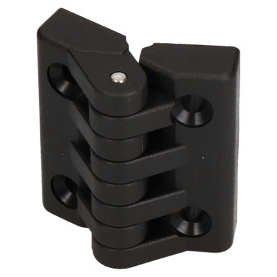 AB Tools Industrial Polyamide Plastic Butt Hinge 64X65mm Door Hatch Locker Italian Made from B&Q
