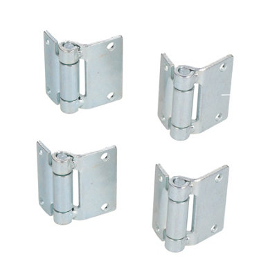 AB Tools Pressed Steel Hinge Heavy Duty 65X73mm Industrial Door Hatch Locker 4Pk from B&Q