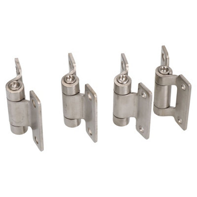 AB Tools Stainless Steel Hinge Heavy Duty 58X59mm Industrial Door Hatch Locker 4Pk from B&Q