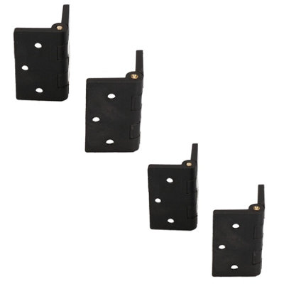 AB Tools Reinforced Nylon Hinge Plastic 64X67mm Italian Industrial Door Locker Hatch 4Pk from B&Q
