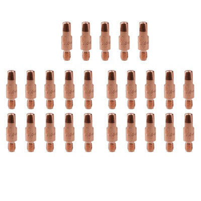 AB Tools 1.0mm Mig Welding Welder Round Contact Tips For Mb25 Mb36 Euro Torches 25Pk from B&Q
