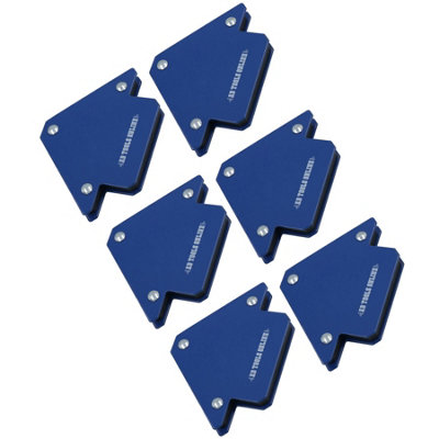 Ab Tools 6Pk 75Mm Welding Magnet Arrows Welder Holder Support Durable Angles 25Lb