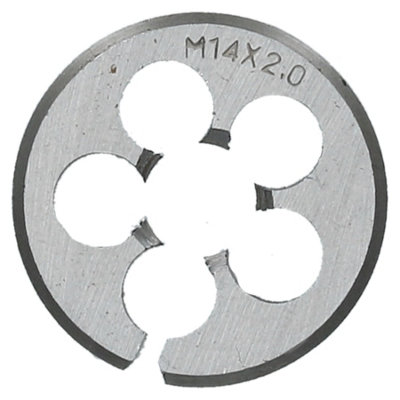 AB Tools Metric mm M14 X 2.0 Split Die Threading Tool Thread Cutter 38mm Tungsten Steel from B&Q