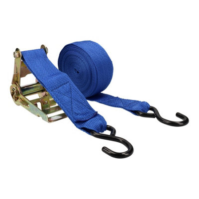 B&Q -  Trailer Car Recovery Trailer Ratchet Lashing Tie Down Strap 750Kgs 30Ft X 50mm