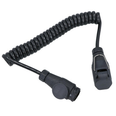 AB Tools 3M Trailer Light Electrics Extension Cable Male To Female 13 Pin Plug To Socket from B&Q