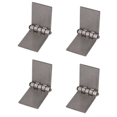 AB Tools 4 Pack Solid Drawn Steel Butt Hinge Extra Heavy Duty Industrial 50X137mm from B&Q