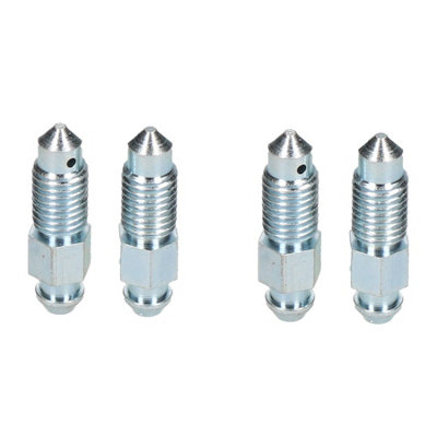 AB Tools 5/16" X 24 Unf Steel Brake Caliper Bleeding Bleed Nipple Screw Bleedscrew 4Pc from B&Q