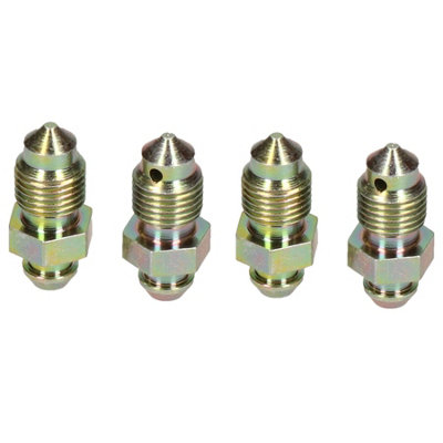 AB Tools 10mm X 1mm Short Steel Brake Caliper Bleeding Bleed Nipple Screw Bleedscrew 4 from B&Q