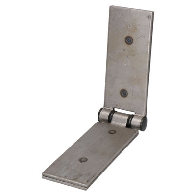 AB Tools Long Weld-On Butt Hinge Heavy Duty With Bushes 240X50mm Industrial Quality from B&Q