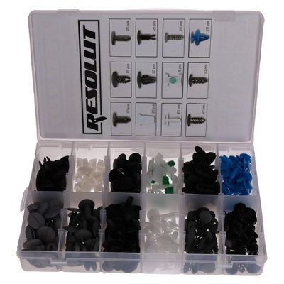 AB Tools Fiat Trim Clips Rivets Retaining Retainer Grommet Clip 308Pc Fixings Fasteners
