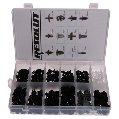 AB Tools Volvo Trim Clips Rivets Retaining Retainer Grommet Clip 350Pc Assortment Fixings from B&Q