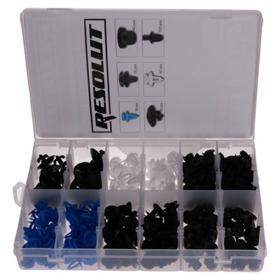 AB Tools Vauxhall Opel Trim Rivets Clips Retaining Retainer Grommet Clip 300Pc Fixings from B&Q
