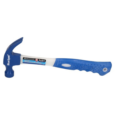 AB Tools 16Oz / 450 Grams Fibreglass Claw Hammer Nail Screw Remover Removal Tool from B&Q