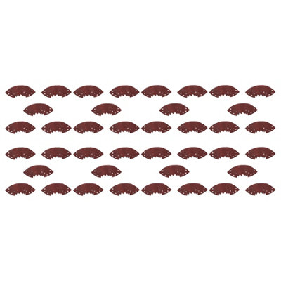 AB Tools Hook And Loop Delta Sanding Pads Discs 93mm Triangular Mixed Grit 240 Pack from B&Q